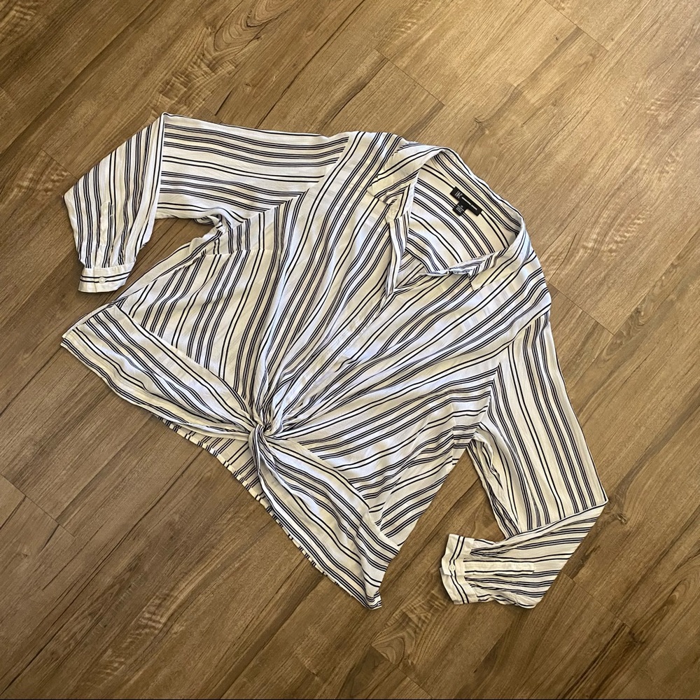 🦓 INC Striped Blouse 🦓